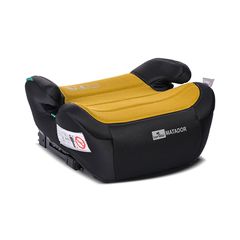 Lorelli Κάθισμα Αυτοκινήτου i-Size Booster 125-150cm isofix 22-36kg Matador Lemon Curry + Δώρο Αυτοκόλλητο Σήμα ”Baby on Board”