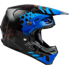 Κρανος Mx Formula Cc Tektonic - Μαυρο/Μπλε/Κοκκινο | Fly