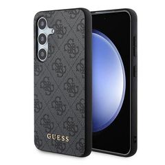 Guess 4G Metal Gold Logo case for Samsung Galaxy S24 - black