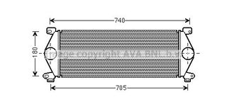 Ψυγείο Intercooler RENAULT MASTER Van 2003 - 2009 ( HD ) ( FD ) 3.0 dCi 120 ( ZD3 600 ) (116 hp ) Πετρέλαιο #084806220
