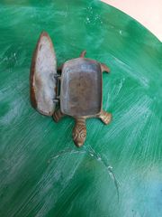 Μπρουτζινη  χελωνα  τασάκι 