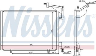 Ψυγείο A/C (Εξωτερικό) FORD B-MAX MPV / ΠΟΛΥΜΟΡΦΙΚΑ / 5dr 2013 - 1.0 EcoBoost  ( SFJA,SFJB,SFJC,SFJD  ) (100 hp ) Βενζίνη #322006420