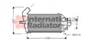 Ψυγείο Intercooler OPEL ASTRA Sedan / 4dr 1998 - 2004 ( G ) 1.7 CDTI (F69)  ( Z 17 DTL  ) (80 hp ) Πετρέλαιο #048806210