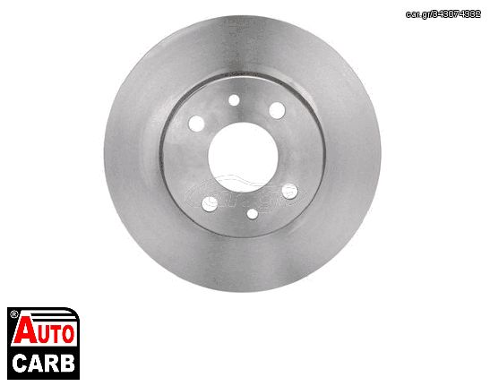 Δισκοπλακα BOSCH 0986478238 για ALFA ROMEO 164 1987-1998, FIAT BRAVO 2006-2014, FIAT CROMA 1985-1996