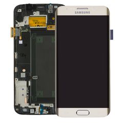 SAMSUNG G925F Galaxy S6 Edge - LCD + Touch Gold Original Service Pack
