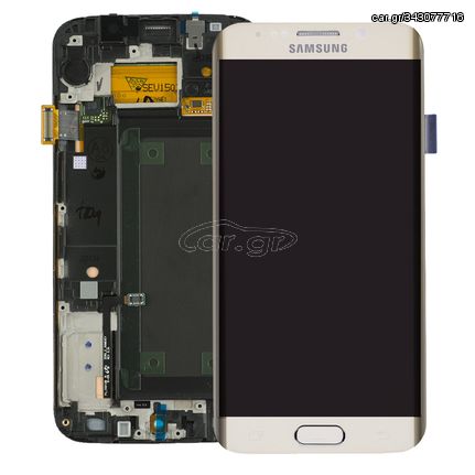 SAMSUNG G925F Galaxy S6 Edge - LCD + Touch Gold Original Service Pack