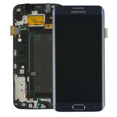SAMSUNG G925F Galaxy S6 Edge - LCD + Touch Black Sapphire Original Service Pack
