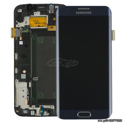 SAMSUNG G925F Galaxy S6 Edge - LCD + Touch Black Sapphire Original Service Pack