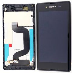 SONY Xperia E3 - LCD - Complete front + Touch Black Original