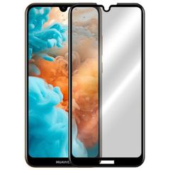 HUAWEI Y6 (2019) / Y6 PRO (2019) - TEMPERED GLASS 9H Hardness 0,3mm 5D ΜΑΥΡΟ FULL GLUE