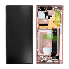 SAMSUNG N986B Galaxy Note 20 Ultra 5G - LCD - Complete front + Touch Bronze Original Service Pack