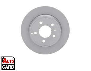 Δισκοπλακα BOSCH 0986478628 για VOLVO 850 1991-1997, VOLVO C70 1997-2005, VOLVO S70 1996-2000