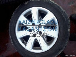 VW GOLF V,JETTA,PASSAT 07  ΖΑΝΤΟΛΑΣΤΙΧΑ ΑΛΟΥΜΙΝΙΟΥ 16”