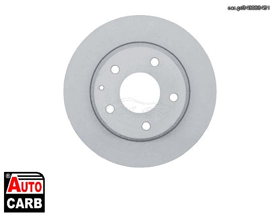 Δισκοπλακα BOSCH 0986479C26 για MAZDA 3 2013-2016, MAZDA CX-3 2015-, MAZDA CX-30 2019-