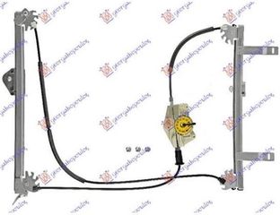 Γρύλος Παραθύρου Ηλεκτρικός (Cabrio) (Χωρίς Μοτέρ) Αριστερός Peugeot 307 2001-2005