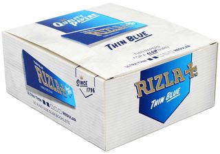 RIZLA Χαρτάκια - Μπλε - King Size Slim 32φ. - 50τεμ.