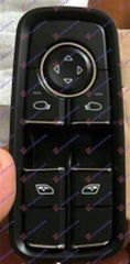 Διακόπτης Παραθύρων/Καθρεπτών (Διπλός) (16 Pin) Αριστερός Porsche Boxster (981) 2012-2016