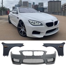 ΠΡΟΦΥΛΑΚΤΗΡΑΣ ΕΜΠΡΟΣ - ΦΤΕΡΑ Front Bumper with Fenders BMW 6 Series F06 Gran Coupe F12 Cabrio F13 Coupe (2011-2017) M6 Design 