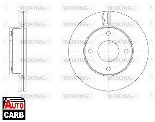 Δισκοπλακα WOKING D6153210 για NISSAN NV200 2010-