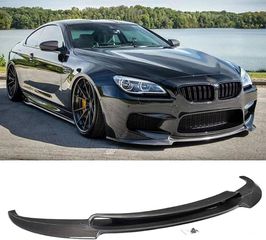 ΕΜΠΡΟΣ ΣΠΟΙΛΕΡ Carbon Fiber Front Bumper Lip Splitters Spoiler Fits for BMW 6 Series F06 Gran Coupe/F12 Convertible/F13 Coupe M6 2013-2018 