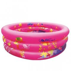Στρογγυλή Παιδική Φουσκωτή Πισίνα 150x150cm Ροζ