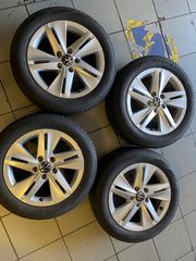  VW GOLF ΖΑΝΤΟΛΑΣΤΙΧΑ ΓΝΗΣΙΑ 7Χ16 5Χ112Κ ΕΤ45 FIRESTONE ROADHAWK 205/55R16 DOT1623 ΤΕΤΡΑΔΑ