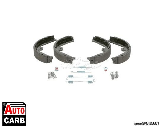 Σετ Σιαγονων Φρενων Χειροφρενο BOSCH 0986487752 για MERCEDES-BENZ C-CLASS 2011-, MERCEDES-BENZ CLS 2011-2017, MERCEDES-BENZ E-CLASS 2009-2016