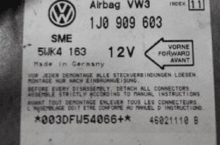➤ Μονάδα Αερόσακων 1J0909603 για Volkswagen Lupo 2000 1,400 cc