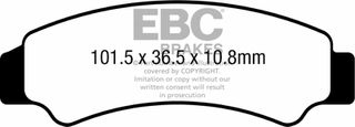 ---Κλειστά έως 21/8/2026--- EBC carbon τακάκια FA726TT CFMOTO CFORCE 450 EFI 4X4 18-22 1 σετ για 1 δαγκάνα