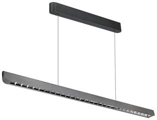 V-TAC Κρεμαστό Γραμμικό Φωτιστικό LED με Φακό 36W 2880lm 60° IP20 230V Samsung Chip CCT 3 σε 1 Γκρί Ματ Σώμα 23343