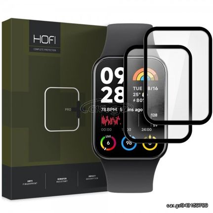 Hofi Hybrid Pro+ 2-pack Xiaomi Smart Band 8 Pro Black