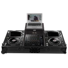 UDG Flight Case U91086BL CDJ-3000/A9 BK (Laptop Shelf + Wheels) - UDG