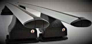 Σετ Μπάρες Οροφής Αλουμινίου με τα πόδια 112εκ για Fiat Panda (Χωρίς Παράλληλες) 5D 2012-> 2τμχ Totus Fly Cam