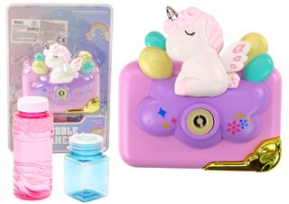 Soap Bubble Machine, Camera with Unicorn