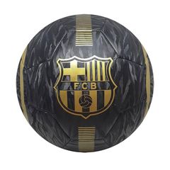 Μπάλα Ποδοσφαίρου FC Barcelona Ball Away Black/Gold Size 5 - Barcelona Official Product