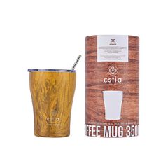 Estia Sekoya Save 01-16920 the Aegean Ποτήρι Θερμός με Καλαμάκι Sekoya 350ml *