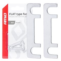 Amio - ΑΣΦΑΛΕΙΕΣ FLAT 41mm 40A - 2 Τεμ. (03490/AM)