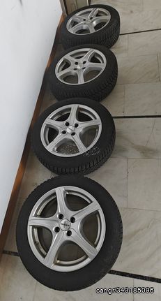 Ζάντες αλουμινίου Ronal R56CS 16" (4x100) & Ελαστικά 195/55/16 (3519) 4ΑΔΑ