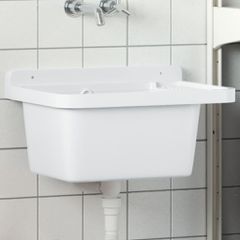 Νιπτήρας Επίτοιχος Λευκός 50x35x24 εκ. από Ρητίνη 4002794
