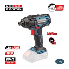 BBP3300 Παλμικό Κατσαβίδι Μπαταρίας 20V (Solo) - SOLO - BORMANN PRO (#027607)
