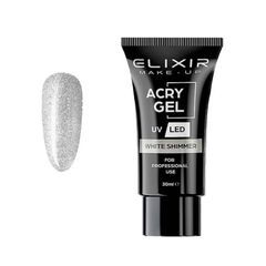 Elixir Acry Gel 717 White Shimmer 30ml