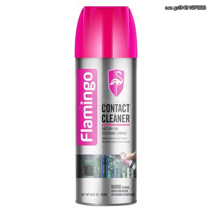 Σπρέι Καθαρισμού Ηλεκτρικών Επαφών Contact Cleaner Flamingo 450ml