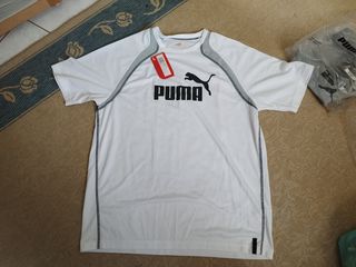 Καινούριο Μπλουζάκι Puma χρώμα λευκό Νο L