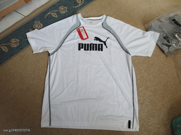 Καινούριο Μπλουζάκι Puma χρώμα λευκό Νο L