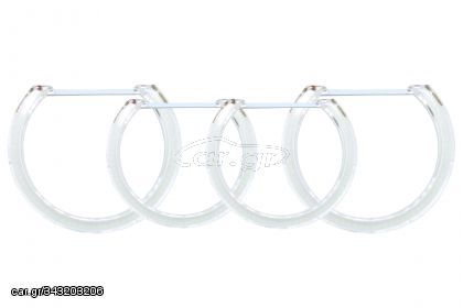 Δαχτυλίδια angel eyes για  BMW E46 με ανακλαστήρα sedan, combi (1998-2005) / E46 coupe (1998-2003) - U-Design με δύο χρώματα