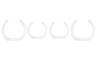 Δαχτυλίδια angel eyes για  BMW F30 - U-Design Crystal λευκά