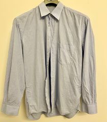 PIERRE CARDIN Αντρικό πουκάμισο θαλασσί μέγεθος large 100% cotton