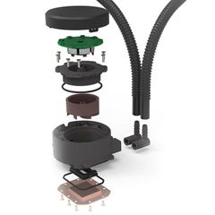 CPU Water Cooler - Redragon CW-3000 Effect X-thumb-2