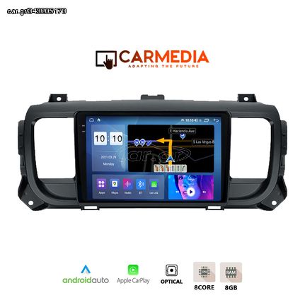 CARMEDIA CM8095-13 PLUS TABLET 9.5'' OEM CITROEN JUMPY-SPACETOURER | PEUGEOT EXPERT-TRAVELLER | TOYOTA PROACE 2016+