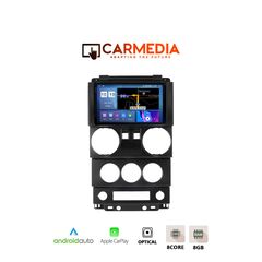 CARMEDIA CM8095-13 PLUS TABLET 9.5'' OEM JEEP WRANGLER 2006-2011 (2 SWITCHES)